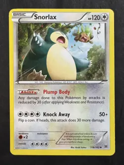 Snorlax 118/162 & Chespin 9/162 - XY BREAKthrough Connecting Art Set - VLP+ - Image 3