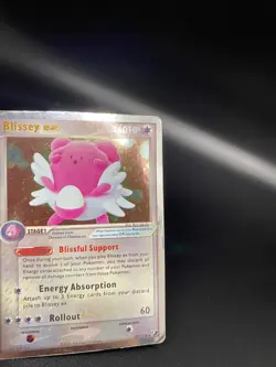 🌸 BLISSEY Rare Gold Star Pokemon TCG EX Unseen Forces 101/115 Holo HP✨ - Image 3