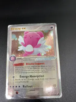🌸 BLISSEY Rare Gold Star Pokemon TCG EX Unseen Forces 101/115 Holo HP✨ - Image 5
