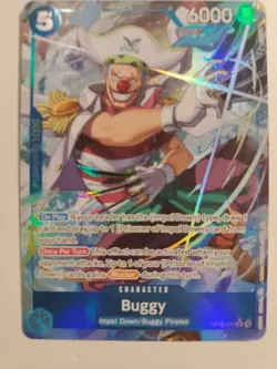 Buggy Alternate Art OP16-048 The Time of Battle One Piece Foil SR AA - Image 1