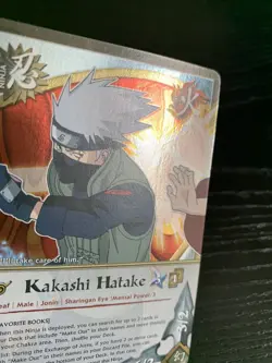 Naruto Cards - Kakashi Hatake Favorite Books Rare Foil 675 1st Edition TP4 - Image 2