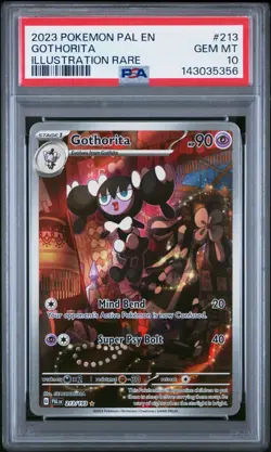 2023 Pokemon Paldea Gothorita Illustration Rare Card #213 Graded PSA 10 GEM MINT - Image 1