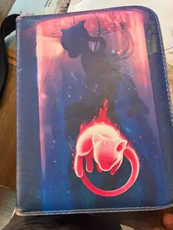 pokeman cards with used binder - Image 1