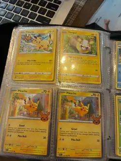 pokeman cards with used binder - Image 4