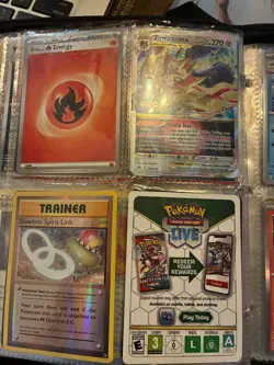 pokeman cards with used binder - Image 5