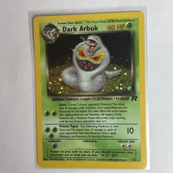 Dark Arbok 2/82 Holo Rare Team Rocket Pokemon Card WOTC Vintage Near Mint - Image 1
