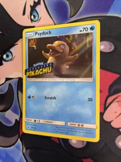 Psyduck (Detective Pikachu Stamped) SM199 Holo Promo LP+Pokemon Card TCG Pokemon - Image 3