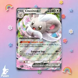 Cinccino ex 73/86 Chaos Rising Holo Pokemon TCG Card - Image 1