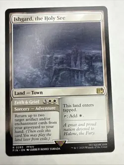 Ishgard, the Holy See Final Fantasy Regular Card #283 MTG NM - Image 1