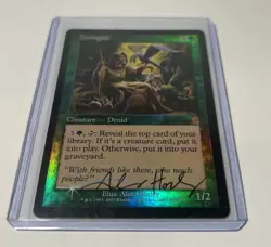 MTG English Zoologist NM Foil Odyssey- Signed By Alex Horley! - Image 1