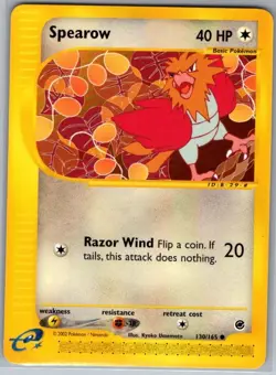 Spearow 130/165 Non Holo Expedition - Pokemon Card - LP - Image 1
