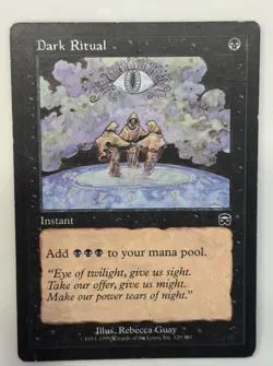 MTG - Dark Ritual - Mercadian Masques - MP - Magic the Gathering - Image 1