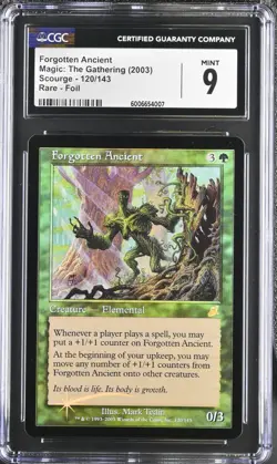 Forgotten Ancient FOIL Rare CGC 9 Mint Scourge MTG Magic not psa/bgs - Image 1