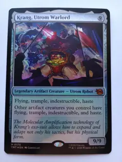 MTG - 1x Krang Utrom Warlord - TMNT- Foil - NM - Image 1