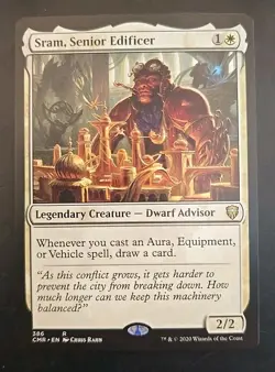 Sram, Senior Edificer Commander Legends MTG Regular Near Mint - Image 1