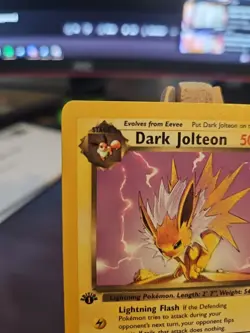 Pokemon Dark Jolteon TCG 1st Edition Card 38/82 Near Mint Very Clean! Rocket Set - Image 2