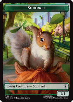 The Void || Squirrel Double-Sided Token - Marvel Super Heroes (MSH) - Image 2