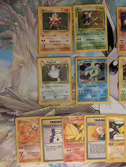 Vintage Pokemon Card Lot WOTC Holo Base Jungle Promo Ancient Mew Rocket Moltres - Image 3