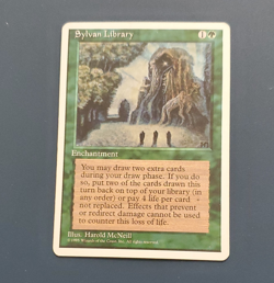Wizards of the Coast MTG Sylvan Library 4th Ed Rare Eng Regular Green Ench 157 - Image 1