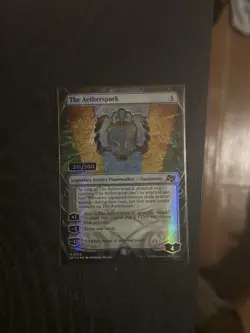 The Aetherspark M 0376 MTG Aetherdrift Card M/Nm *FOIL SERIALIZED* 351/500 - Image 1