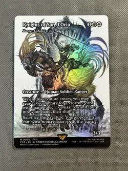 MTG - FCA - Knights of San d’Oria (Ranger-Captain of Eos) - Showcase Foil - NM - Image 1