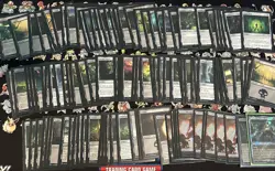 Necron Dynasties MTG commander deck + Surge Foils Dice Box Sleeves Warhammer 40k - Image 3