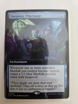 mtg, Deeproot Pilgrimage (Extended Art) The Lost Caverns of Ixalan Regular NM - Image 1