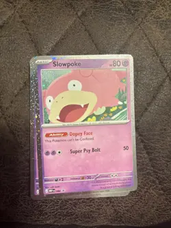 Pokemon TCG - Slowpoke Promo MEP 086 Pitch Black Checklane - NM - Image 1