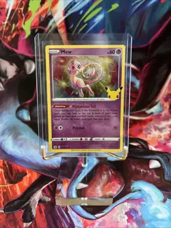 Pokemon TCG Mew 011/025 Celebrations 25th Anniversary Holo NM Near Mint - Image 1
