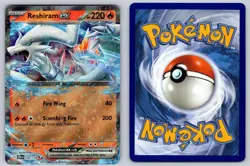 Reshiram ex 030/159 Holo Double Rare Journey Together Pokemon Near Mint - Image 3