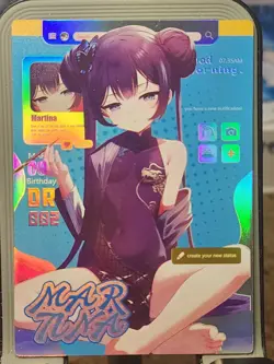 Mei Se 2 Meise 2 Goddess Story Card Waifu Anime DR DR-002 Martina - Image 1