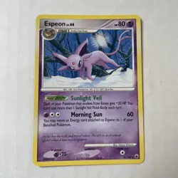 Pokemon TCG Espeon Card 18/100 Majestic Dawn Non-Holo Rare MP - Image 1