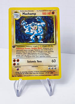 The Pokemon Company Machamp 8/102 Deck Exclusives Holo Rare EN 1st Ed 100 HP - Image 1