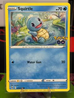 SQUIRTLE 015/078 POKEMON GO COMMON NM - Image 2