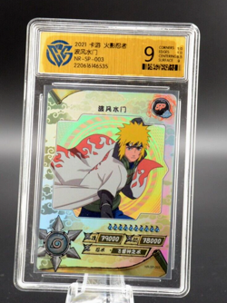 Minato Namikaze Naruto TCG CCG Card Super Rare Box Hit NR-SP-003 -4 - Image 1
