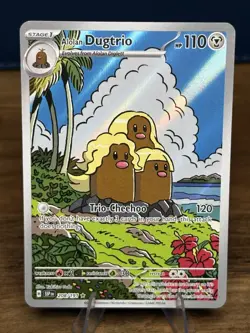 The Pokemon Company Alolan Dugtrio 208/191 SV08 Surging Sparks IR Holo Eng 110 - Image 1