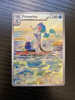 Primarina 088/084 Pitch Black Holo Illustration Rare Pokemon English NM - Image 1