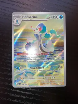 Primarina 088/084 Pitch Black Holo Illustration Rare Pokemon English NM - Image 2