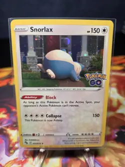 Snorlax - (Cosmos Holo) 055/078 Pokemon TCG Pokemon Go - Image 1