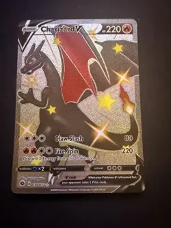 Charizard V Secret Rare Full Art 079/073 - Pokemon TCG Champion's Path damaged - Image 1