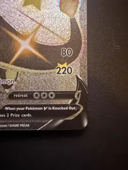 Charizard V Secret Rare Full Art 079/073 - Pokemon TCG Champion's Path damaged - Image 5