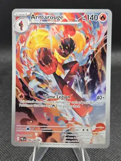 Armarouge 086/084 Pokemon Pitch Black IR - NM - Image 1