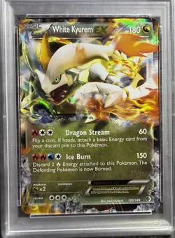 Pokemon TCG PSA 9 White Kyurem EX #103 Boundaries Crossed - Image 3
