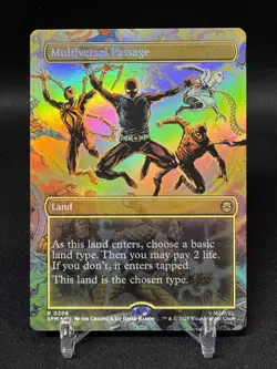 🌈 Multiversal Passage (Borderless FOIL) Marvel's Spider-Man MTG - NM/M - Image 1