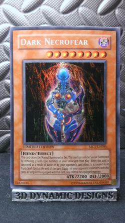 | Yugioh Dark Necrofear MC1-EN005 Secret Rare Master Collection 1 LP 🔥 | - Image 1
