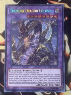 Yugioh: Thunder Dragon Colossus - SOFU-EN037 - Secret Rare - Unlimited - LP - Image 1