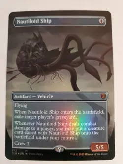 Nautiloid Ship (Borderless) Commander Legends: Battle for Baldur's Gate Foil - Image 1