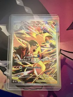 Pokemon TCG Ethans Typhlosion Full Art Card Destined Rivals 190/182 - NM - Image 1