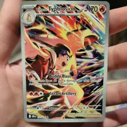Pokemon TCG Ethans Typhlosion Full Art Card Destined Rivals 190/182 NM-MINT - Image 1