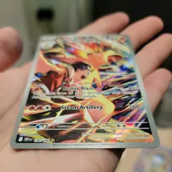 Pokemon TCG Ethans Typhlosion Full Art Card Destined Rivals 190/182 NM-MINT - Image 3